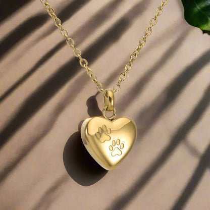 Pet Lovers Heart-Shaped Necklace