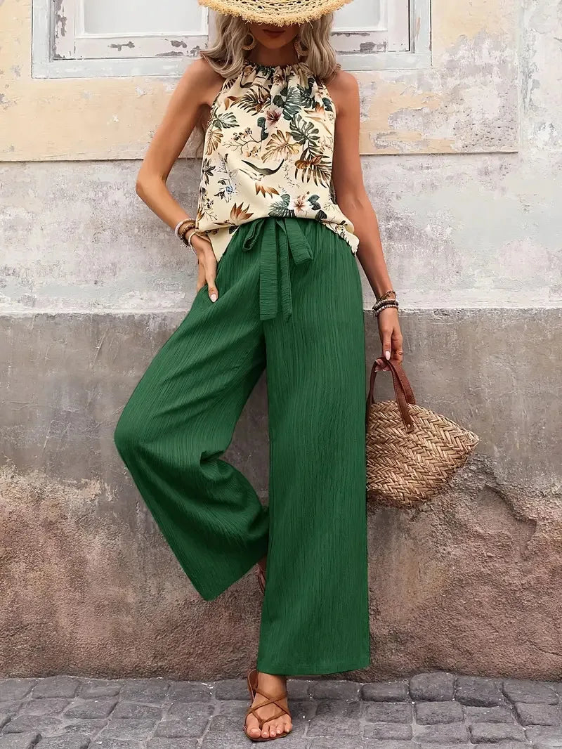 Antonette™ Elegant Sleeveless Two-Piece Set