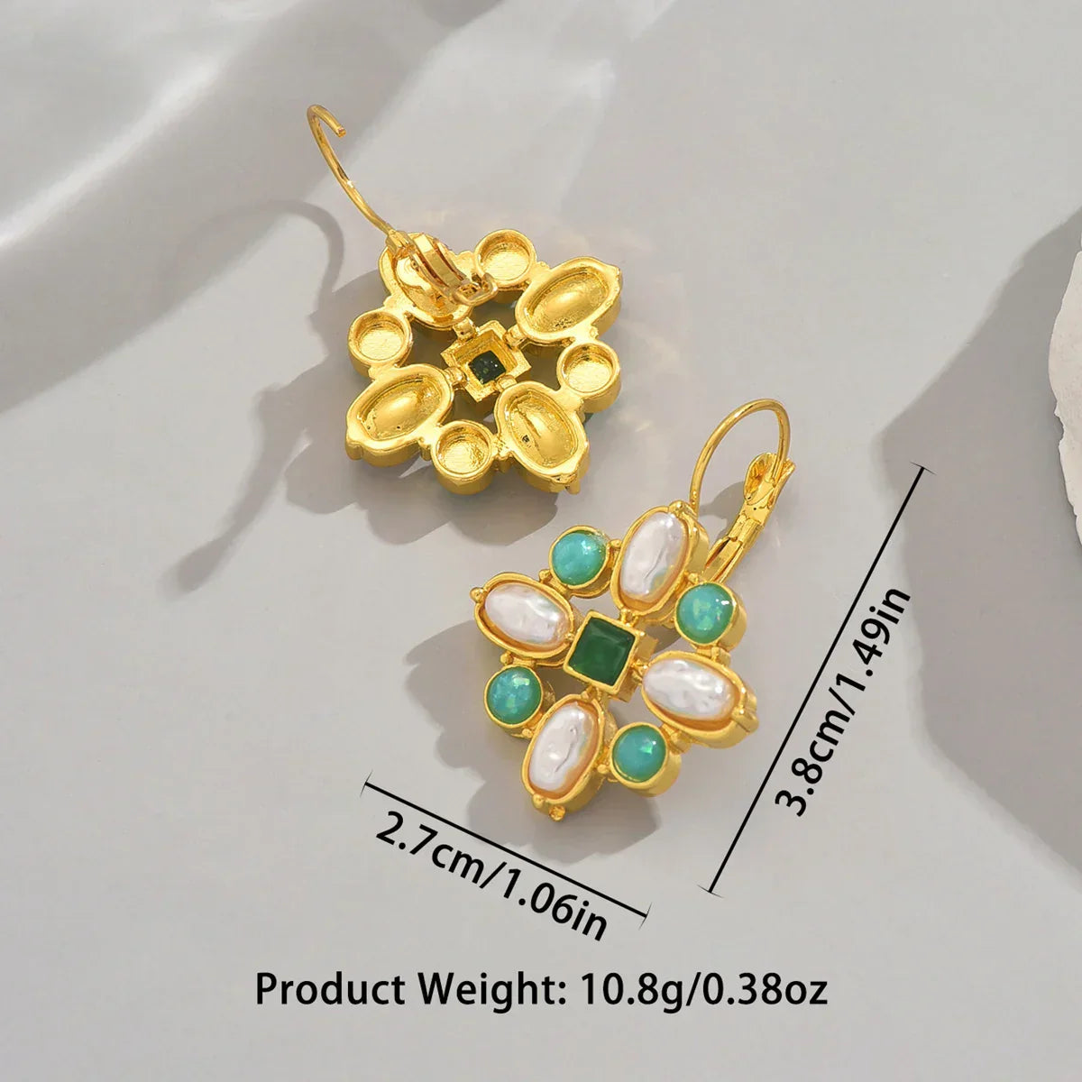 Creative Ethnic Style Turquoise Earring