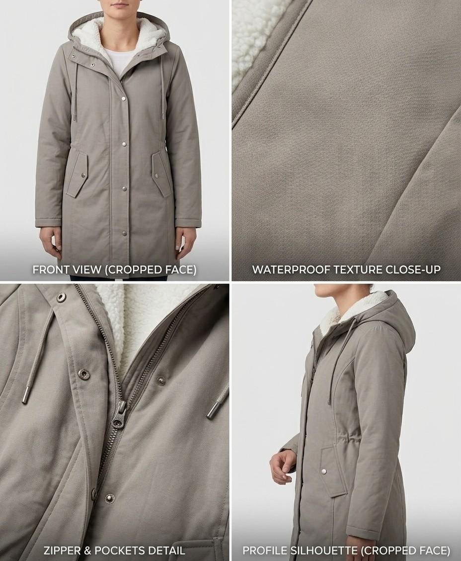 Audrey | Hooded Winter Coat