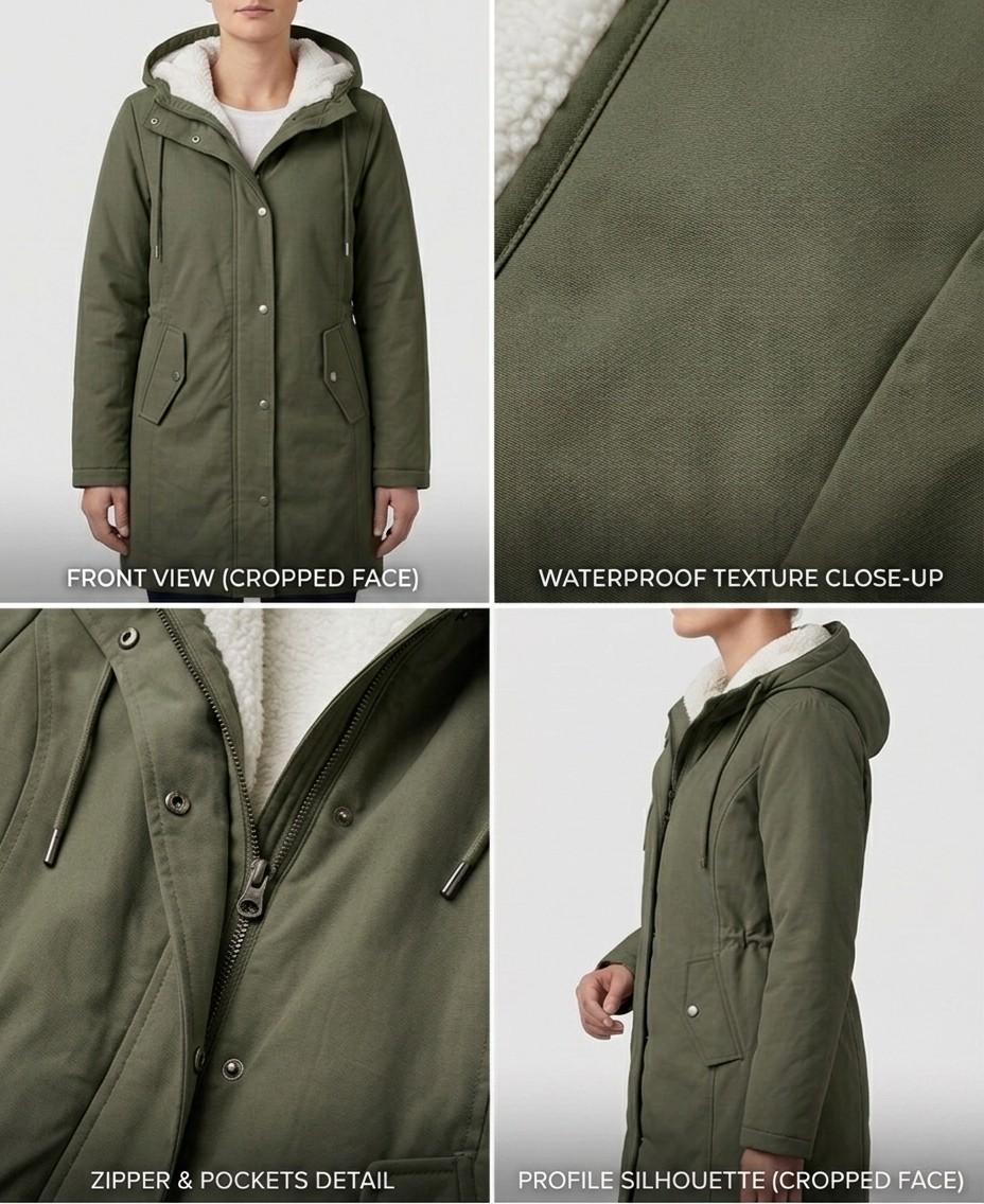 Audrey | Hooded Winter Coat