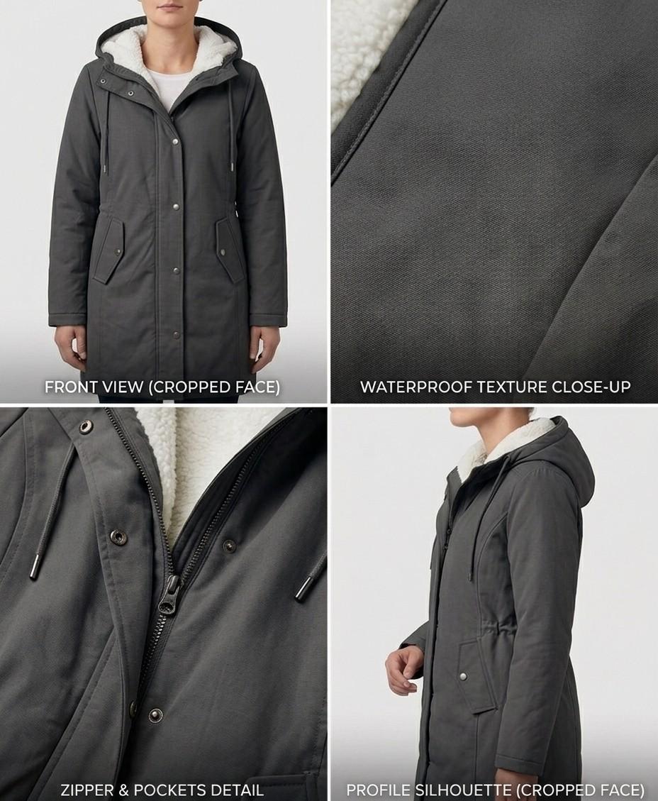 Audrey | Hooded Winter Coat