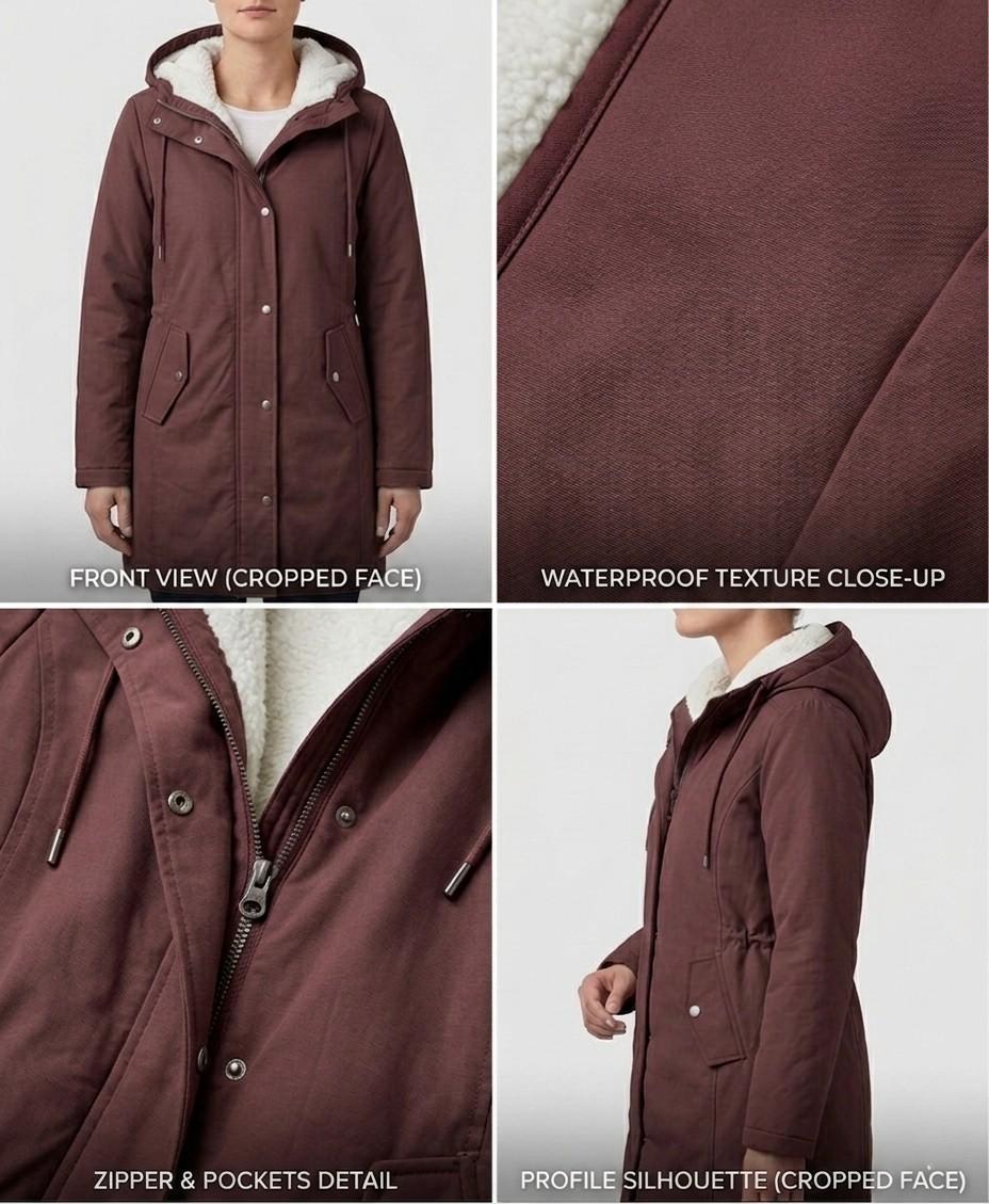 Audrey | Hooded Winter Coat