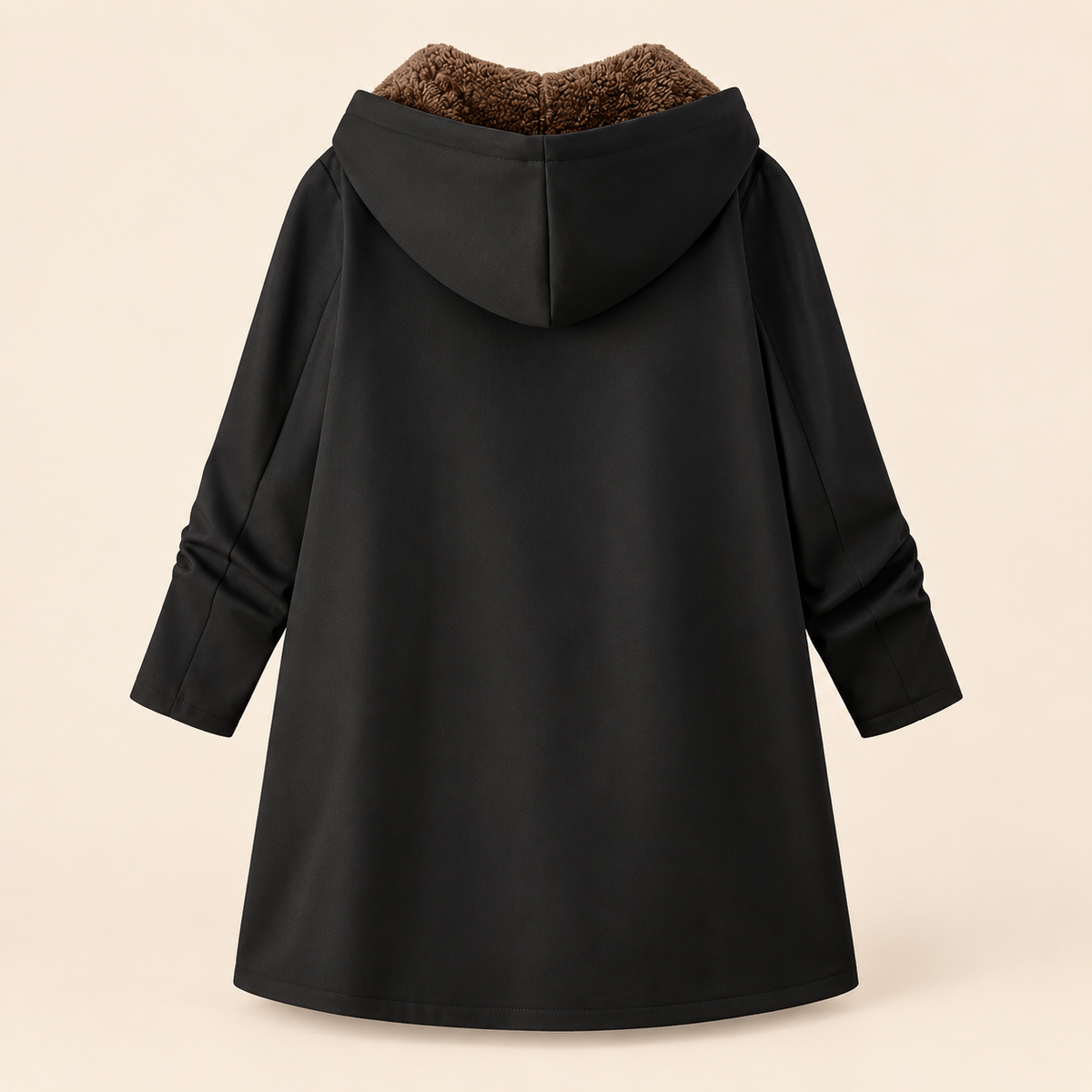 Lillian™ | Cozy Sherpa-Lined Hooded Coat