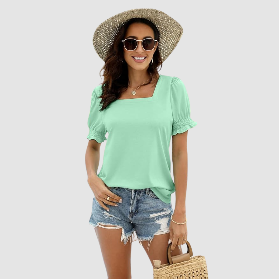 Célina™ Square Neck Top