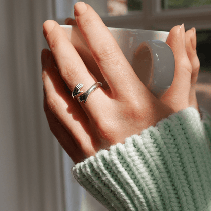 Sterling Silver Hug Ring