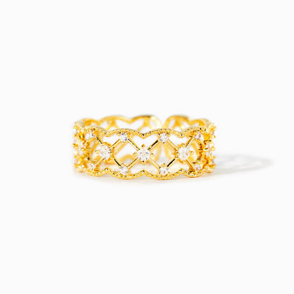 925 Sterling Silver Our Bond Is My Safety Net Weave Rings