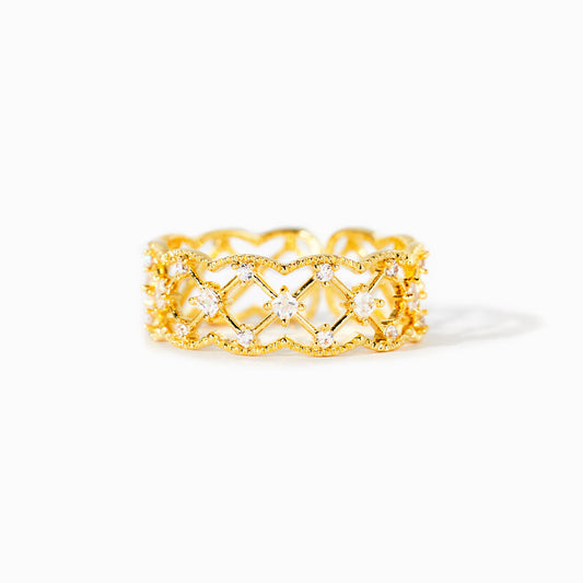 925 Sterling Silver Our Bond Is My Safety Net Weave Rings