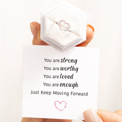 You Are Enough Semicolon Ring