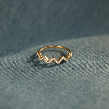 925 Sterling Silver To Daughter From Mom Highs And Lows Ring
