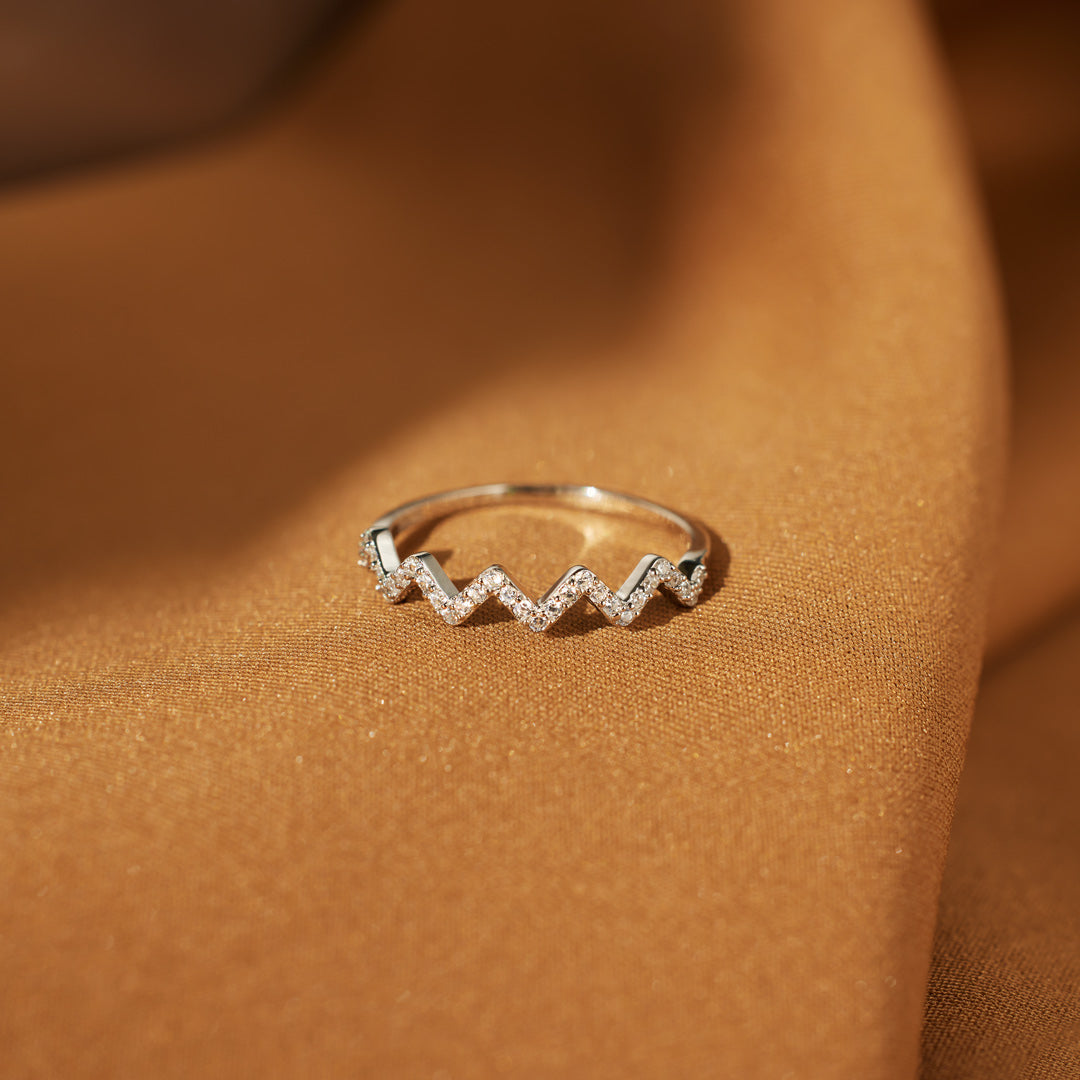 925 Sterling Silver To Daughter From Mom Highs And Lows Ring