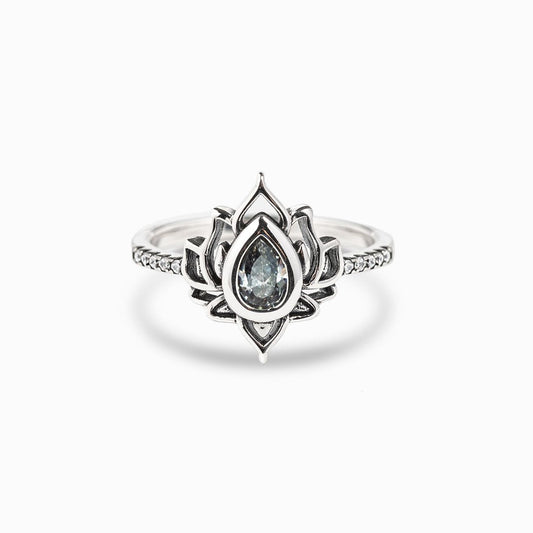 F♥︎ck It And Begin Again Lotus Ring