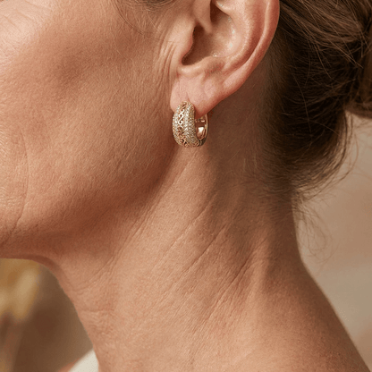 Gold Plated Bohemian Bead Earrings