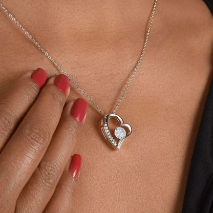 For My Unbiological Daughter -You Are Always In My Heart Necklace