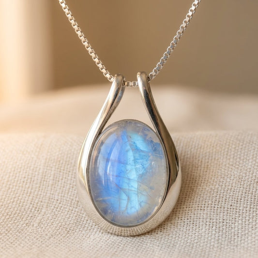 White Opal Vintage Necklace