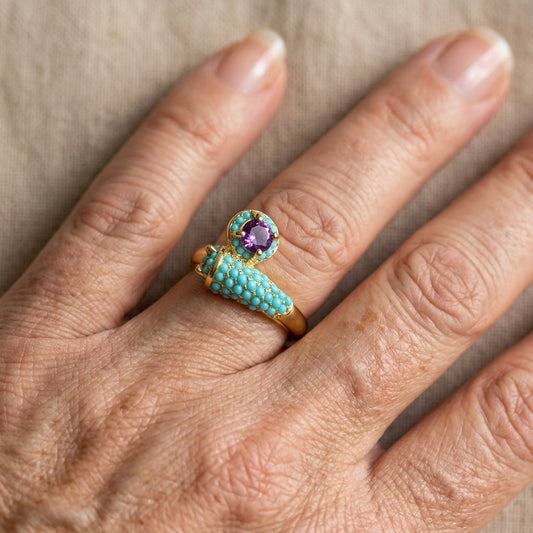 Turquoise Minimalist Ring