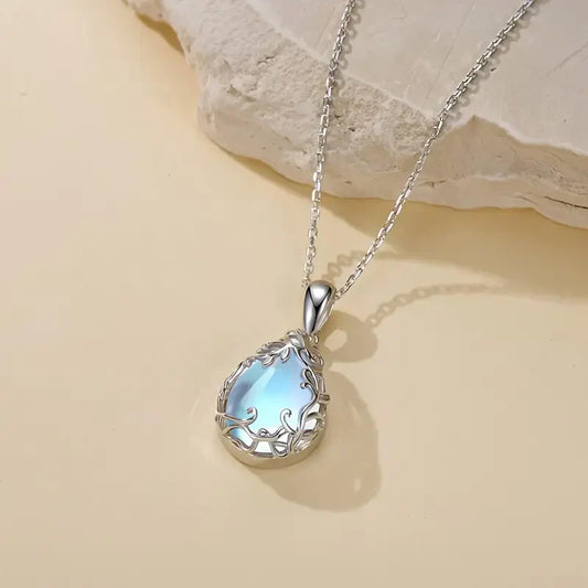 Moonlit Glacier Pendant Necklace