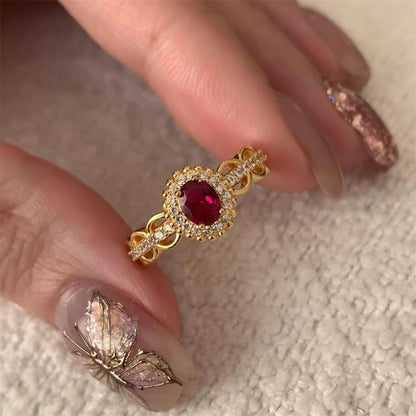 Vintage Ruby Ring – A Timeless Whisper of Elegance