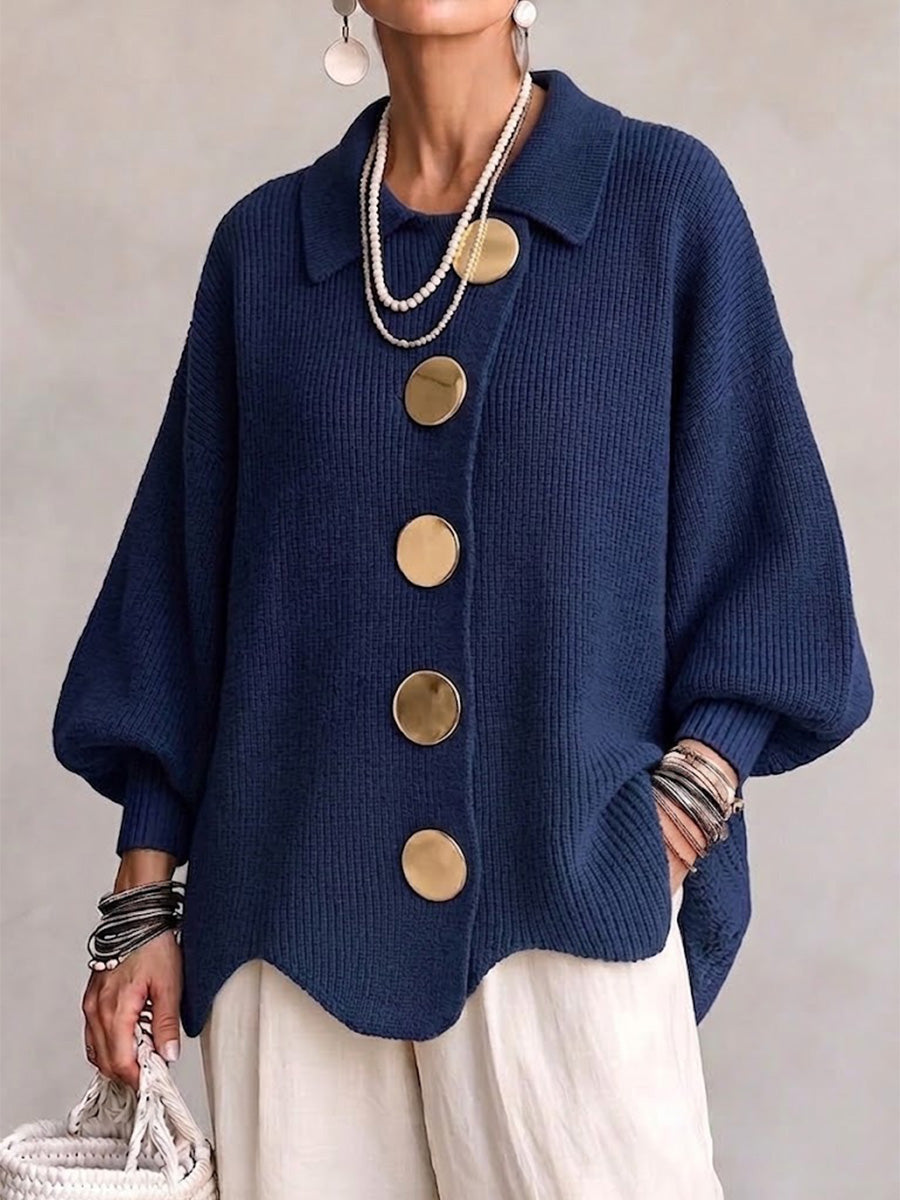 Eleanor| Oversized Button Cardigan