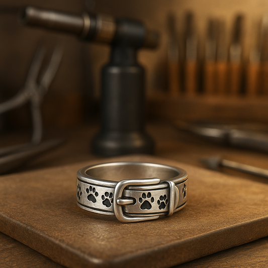 Cute and Stylish Dog Inspired Collar Ring