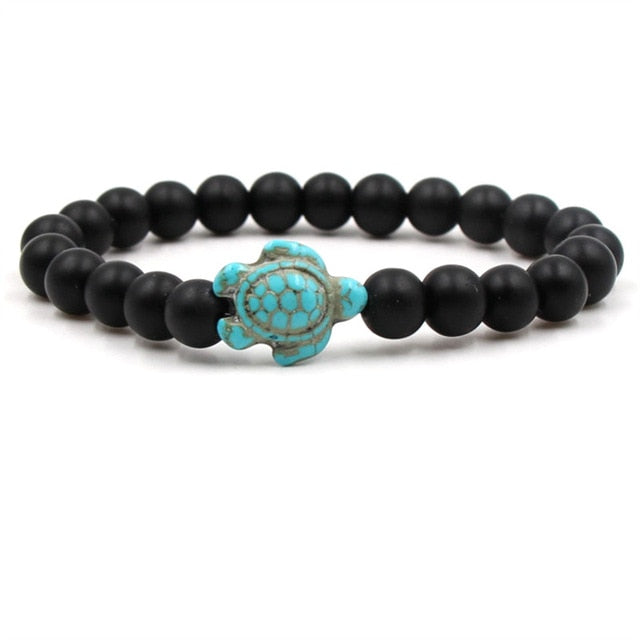 Natural Stone Beads Turtle Bracelets