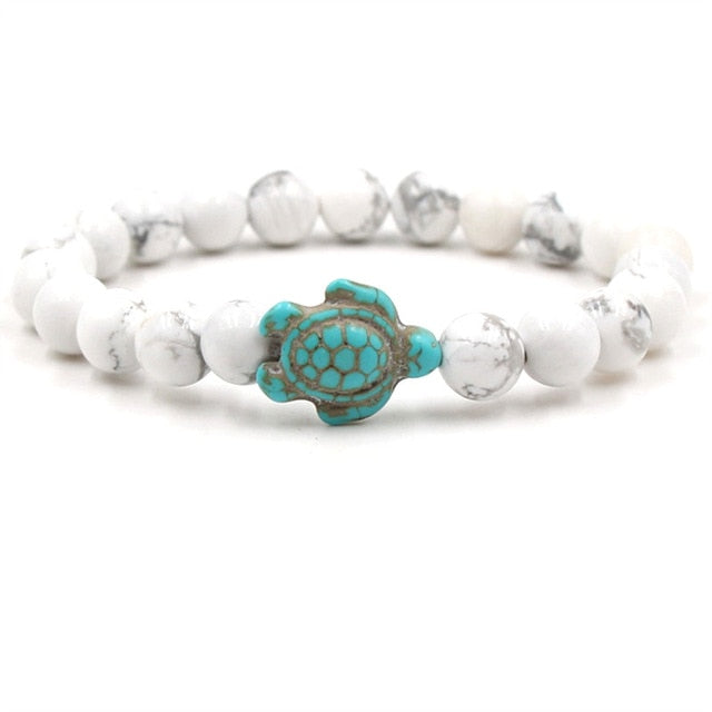 Natural Stone Beads Turtle Bracelets