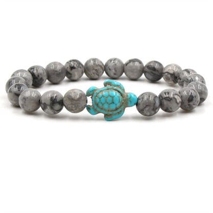 Natural Stone Beads Turtle Bracelets