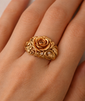 Golden Flower Ring