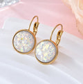 Antique Opal Glow Earrings